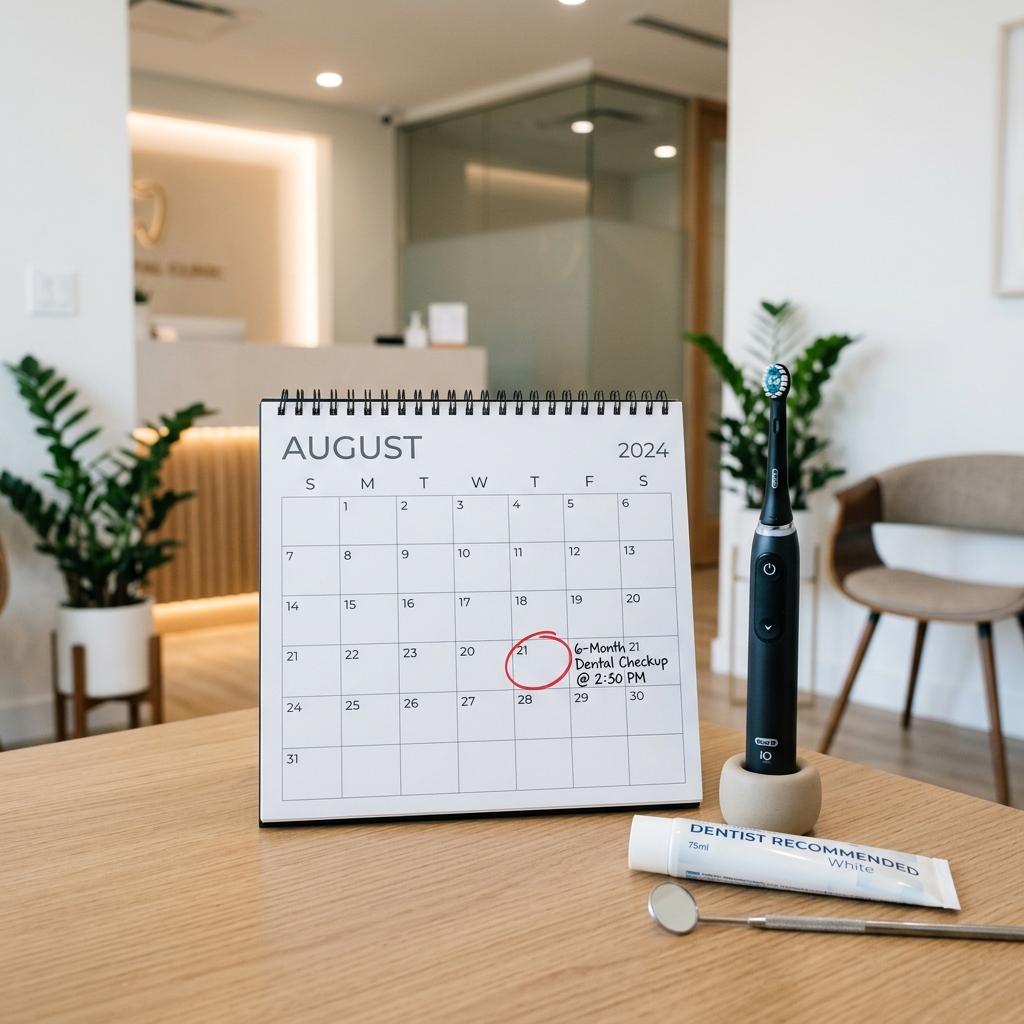 Calendar programare detartraj stomatologic la 6 luni